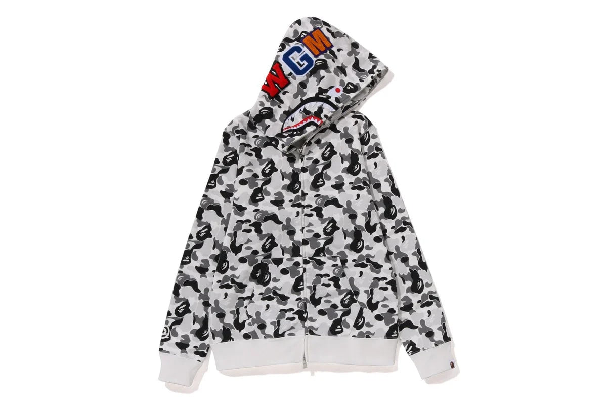 A BATHING APE® ABC Camo Shark Full Zip Hoodie